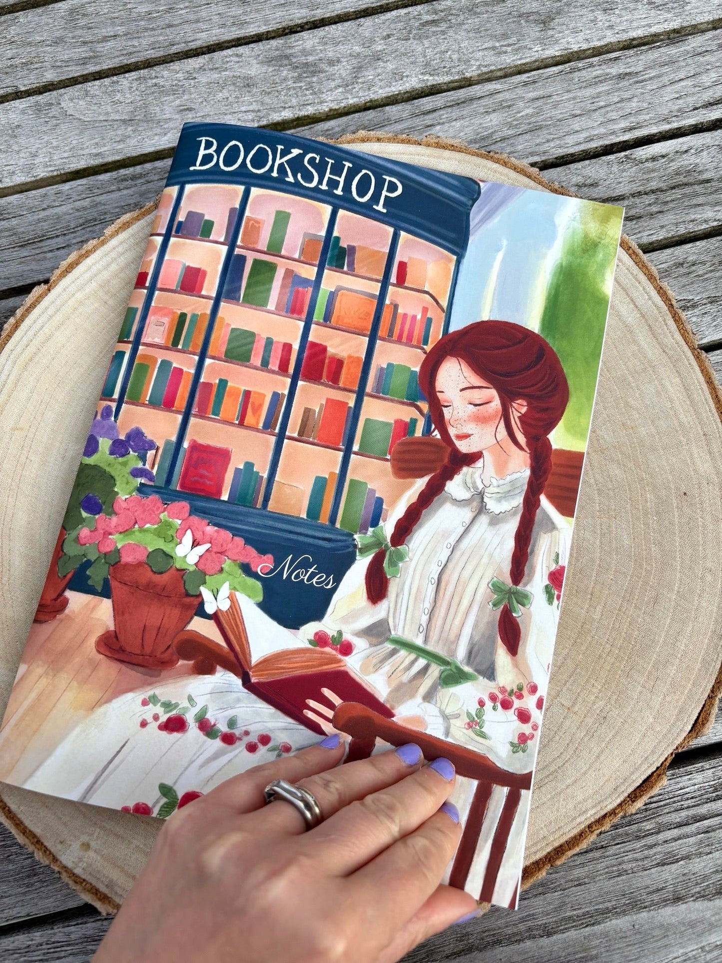 Cahier A4 La petite librairie d'Avonlea - Gilbertine BrusselsGilbertine Brussels