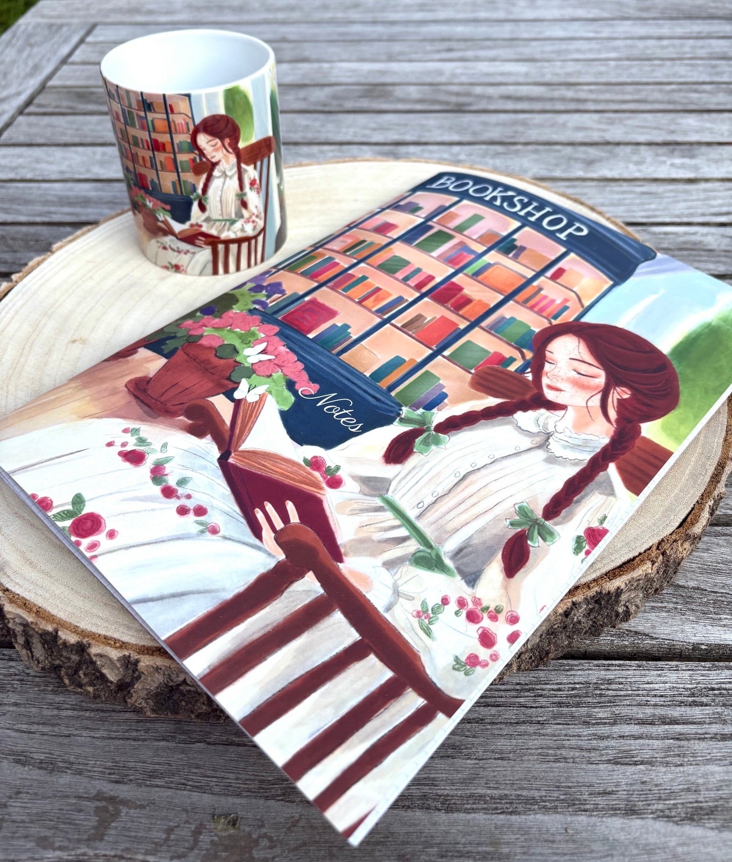 Cahier A4 La petite librairie d'Avonlea - Gilbertine BrusselsGilbertine Brussels