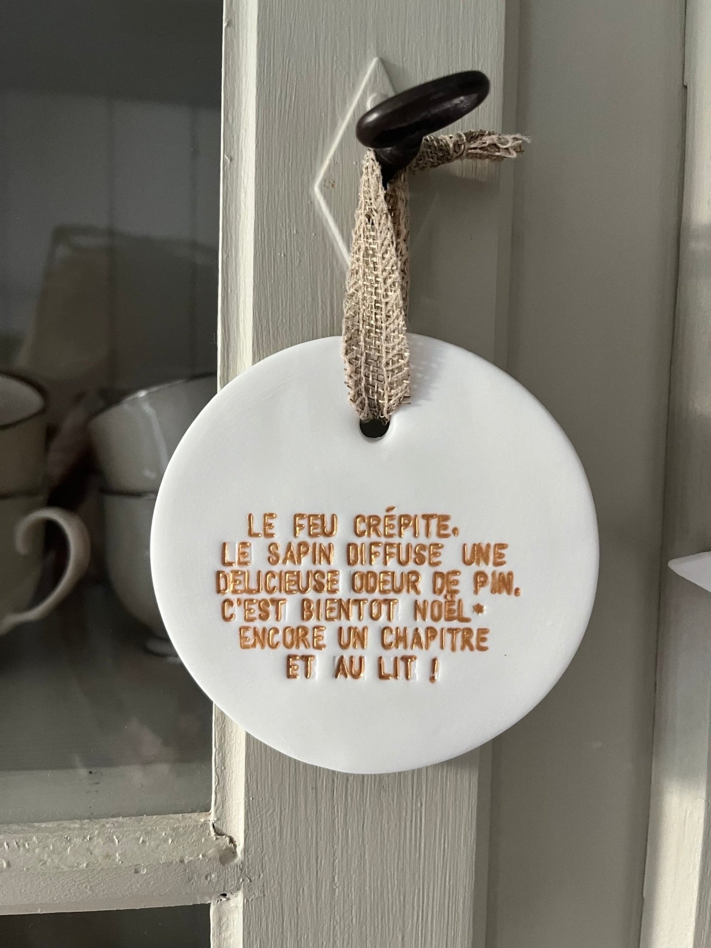 Médaillon de noël La dinette d'alberte® - Gilbertine BrusselsGilbertine Brussels