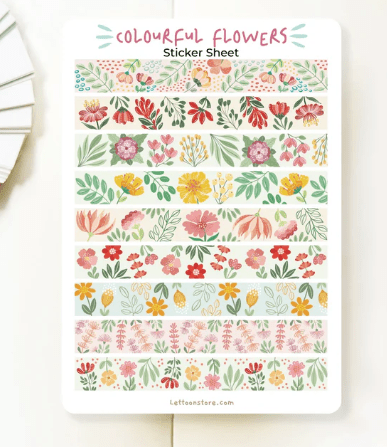 Planche de stickers Lettoon - Gilbertine BrusselsGilbertine Brusselscartes