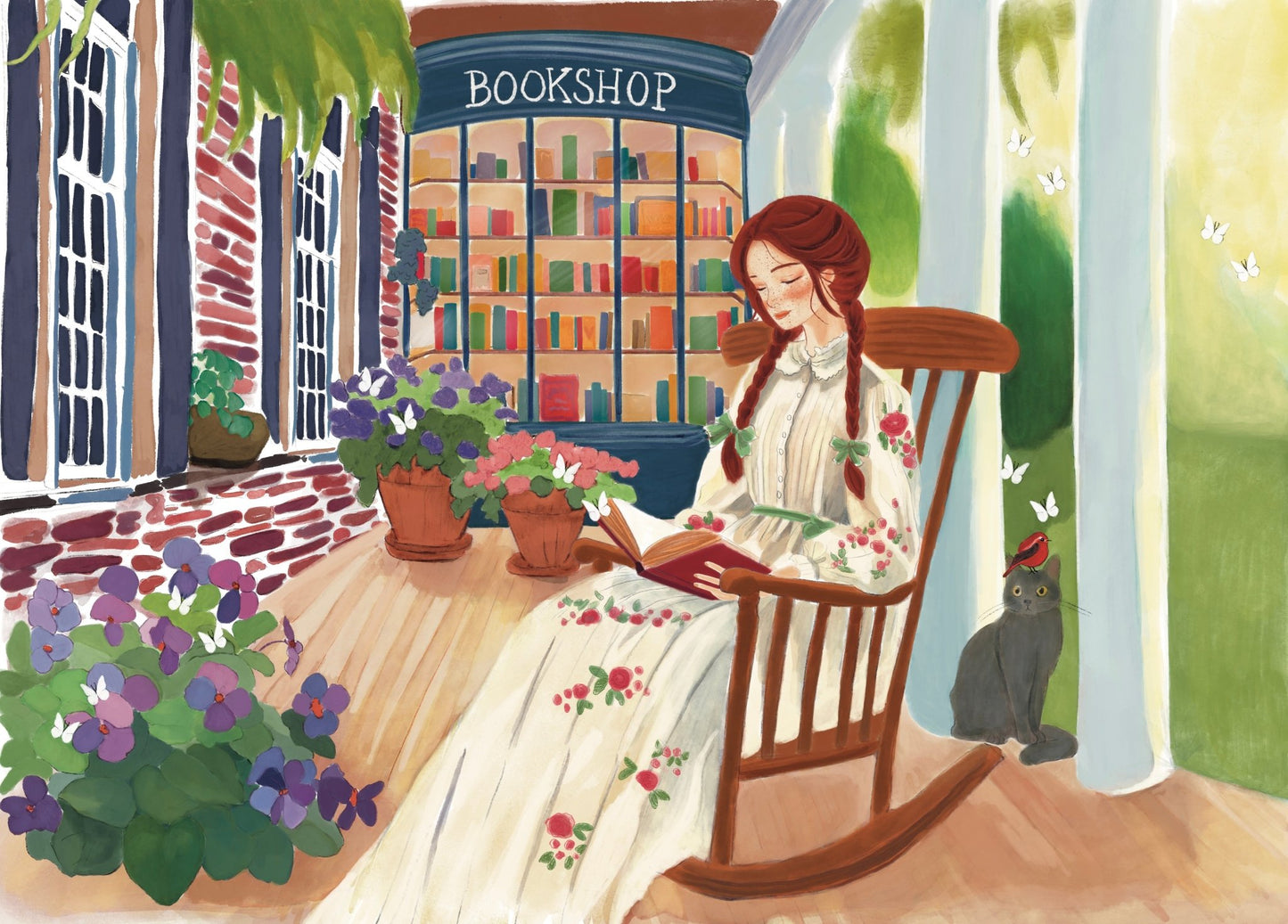 Pré - commande Puzzle 500 pièces 'La petite Librairie d'Avonlea' 🦋🦋 - Gilbertine BrusselsGilbertine Brussels