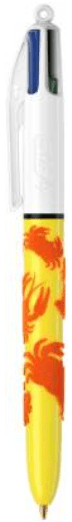 Stylo à bille BIC® 4 couleurs VELOURS - Gilbertine BrusselsGilbertine Brussels