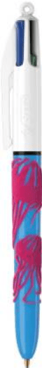 Stylo à bille BIC® 4 couleurs VELOURS - Gilbertine BrusselsGilbertine Brussels
