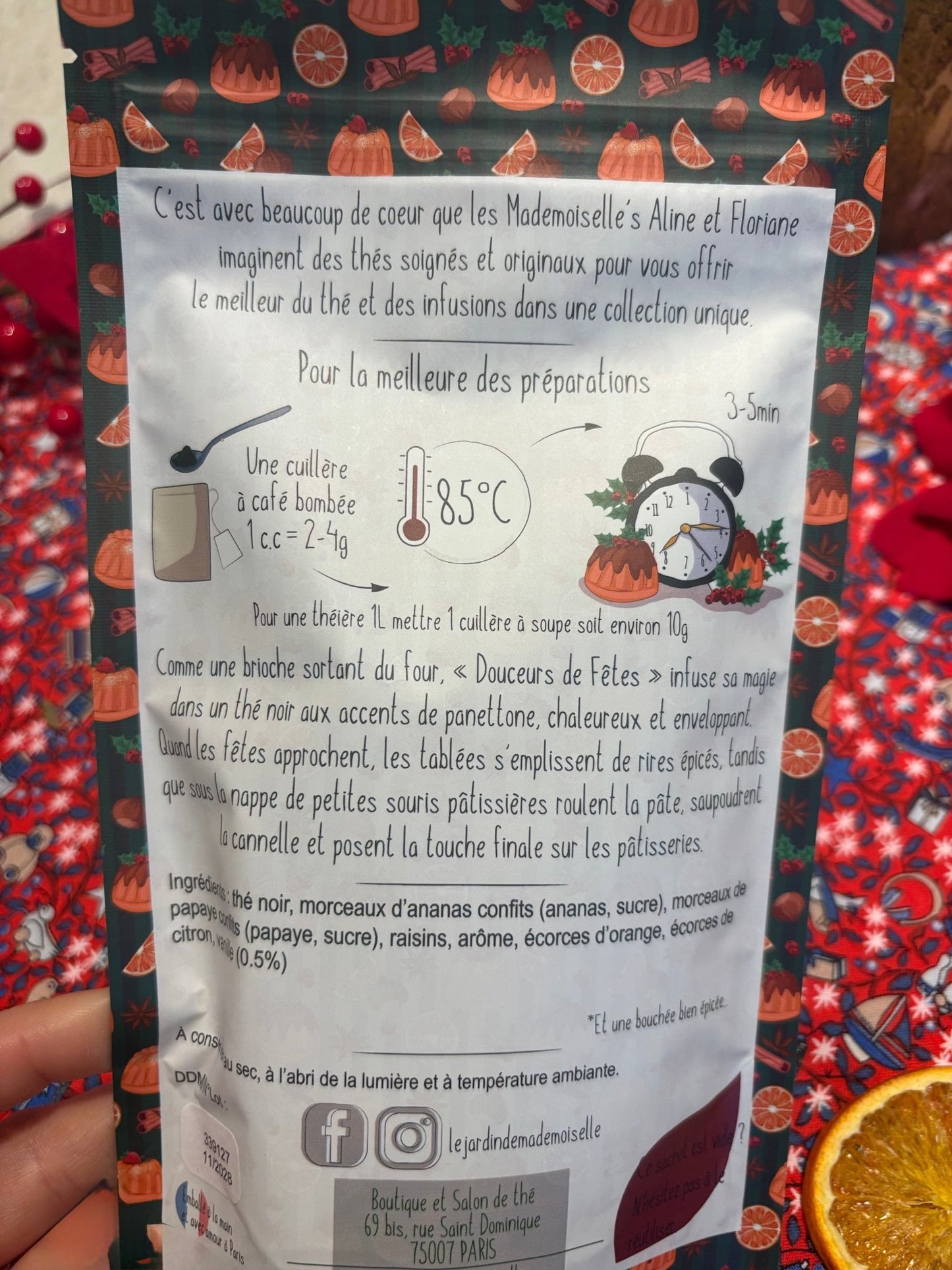 Thé Douceurs de Fêtes - Gilbertine BrusselsGilbertine Brussels