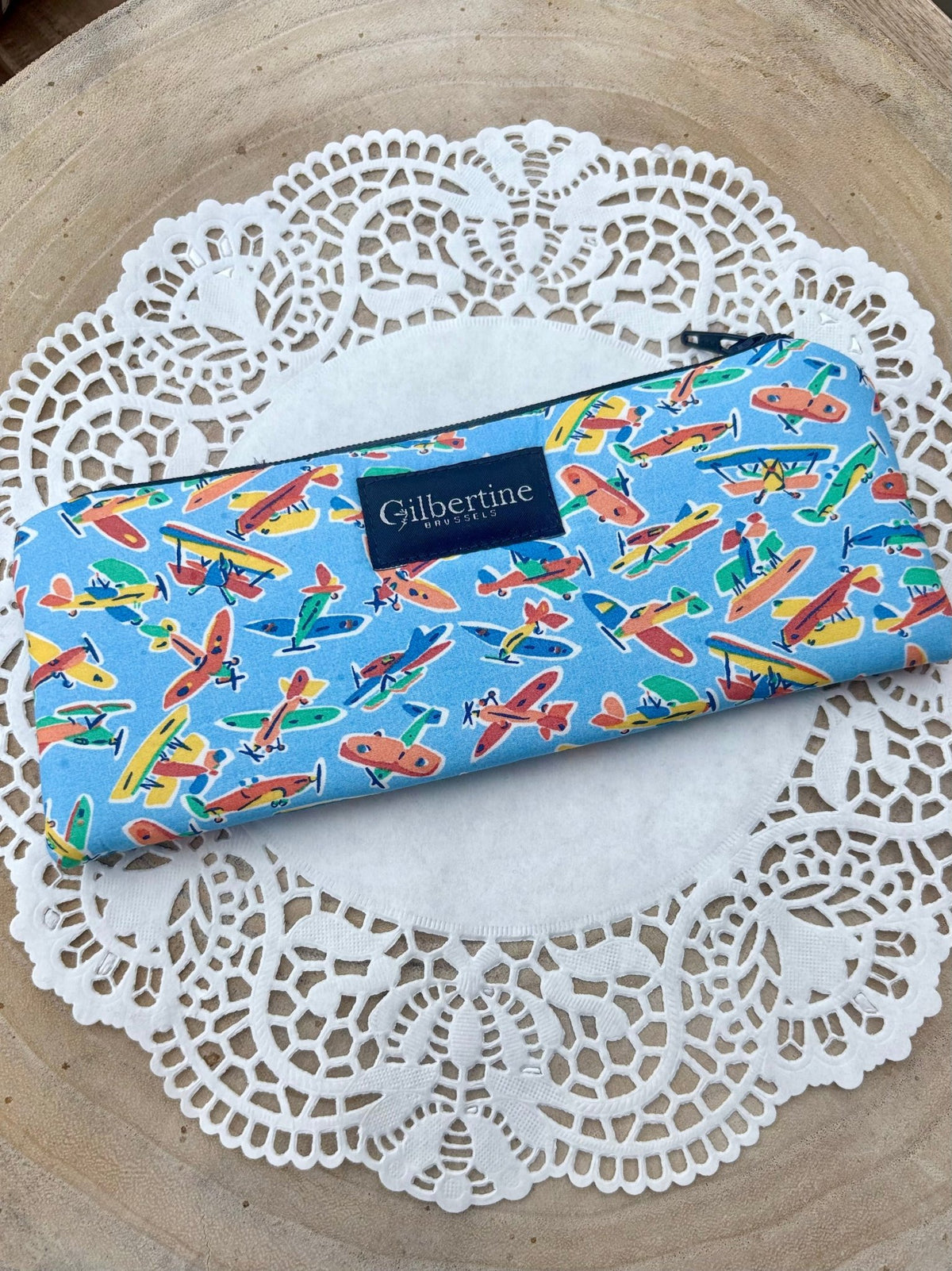 Trousse à lunettes Baptême de l'air ✈️ - Gilbertine BrusselsGilbertine Brussels
