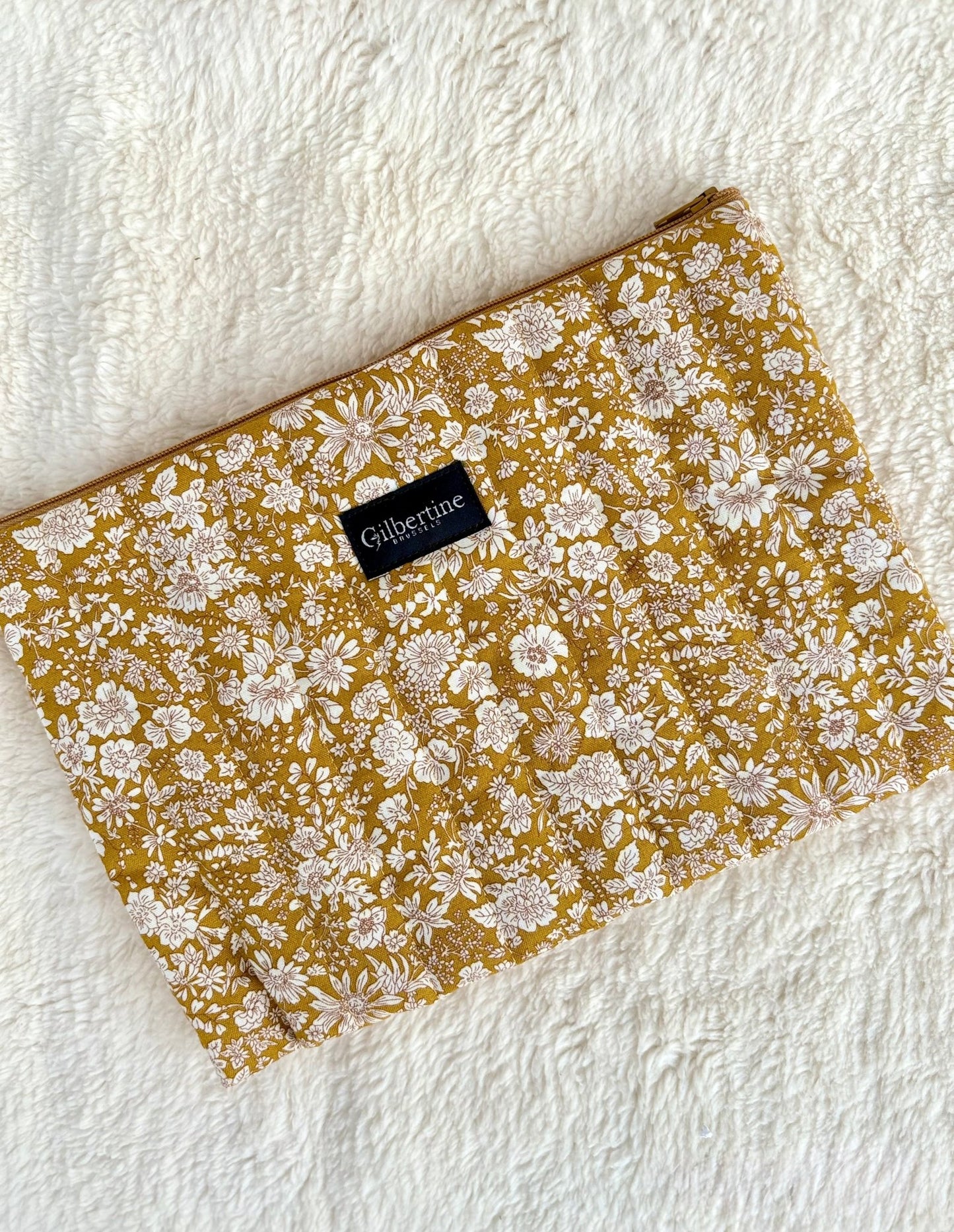Trousse zippée My golden friend - Gilbertine BrusselsGilbertine Brussels