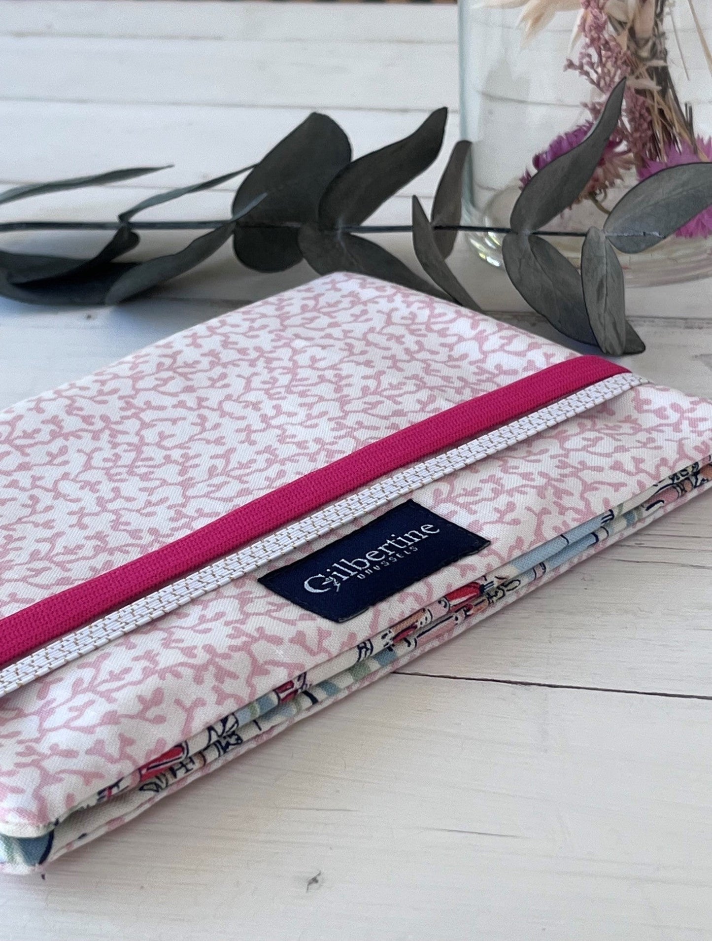 Couvre-livre tissu Liberty Sweet Summer - protection livre poche - protege roman - Gilbertine Brussels