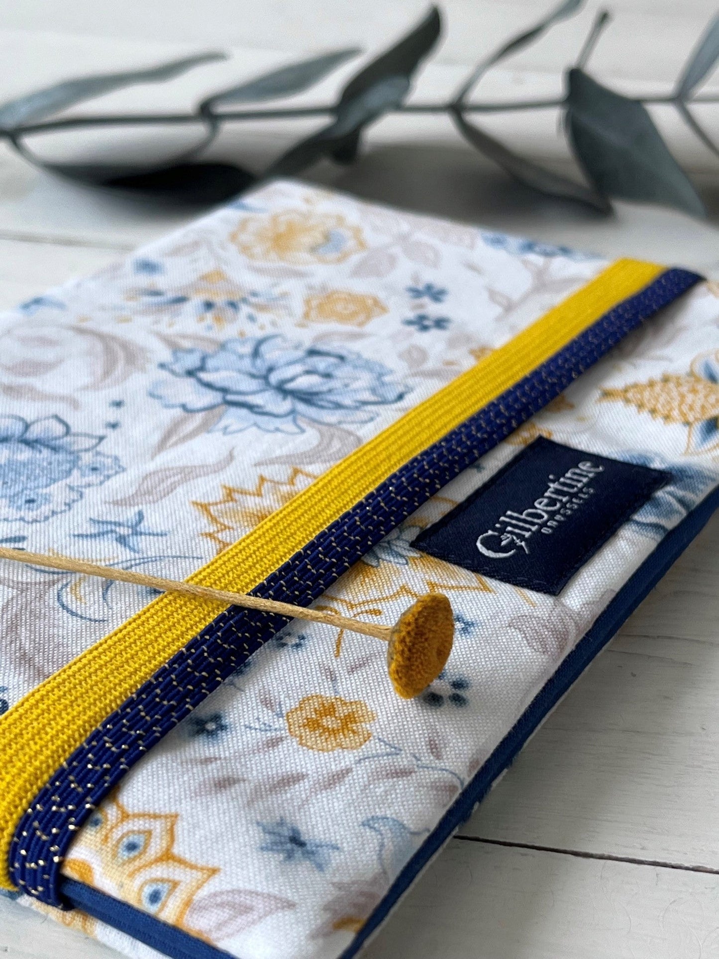 Couvre-livre tissu Liberty Venice Jewels - protection livre poche - protege roman - Gilbertine Brussels