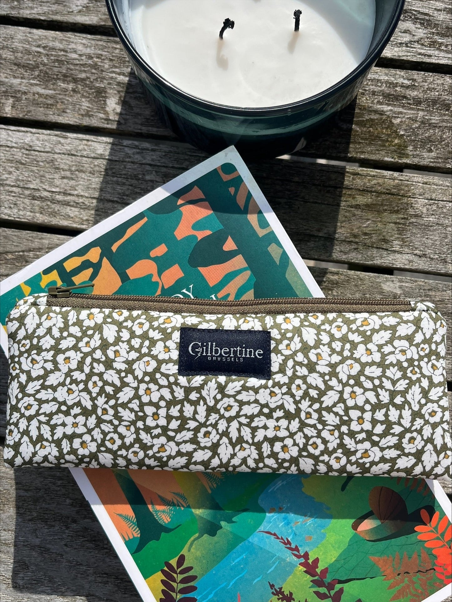 F&M Trousse à lunettes Moss - Gilbertine BrusselsGilbertine Brusselstrousse à lunettes