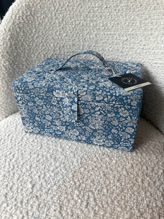 Boîte à couture en tissu Liberty ( bleu ) - Gilbertine BrusselsGilbertine Brussels