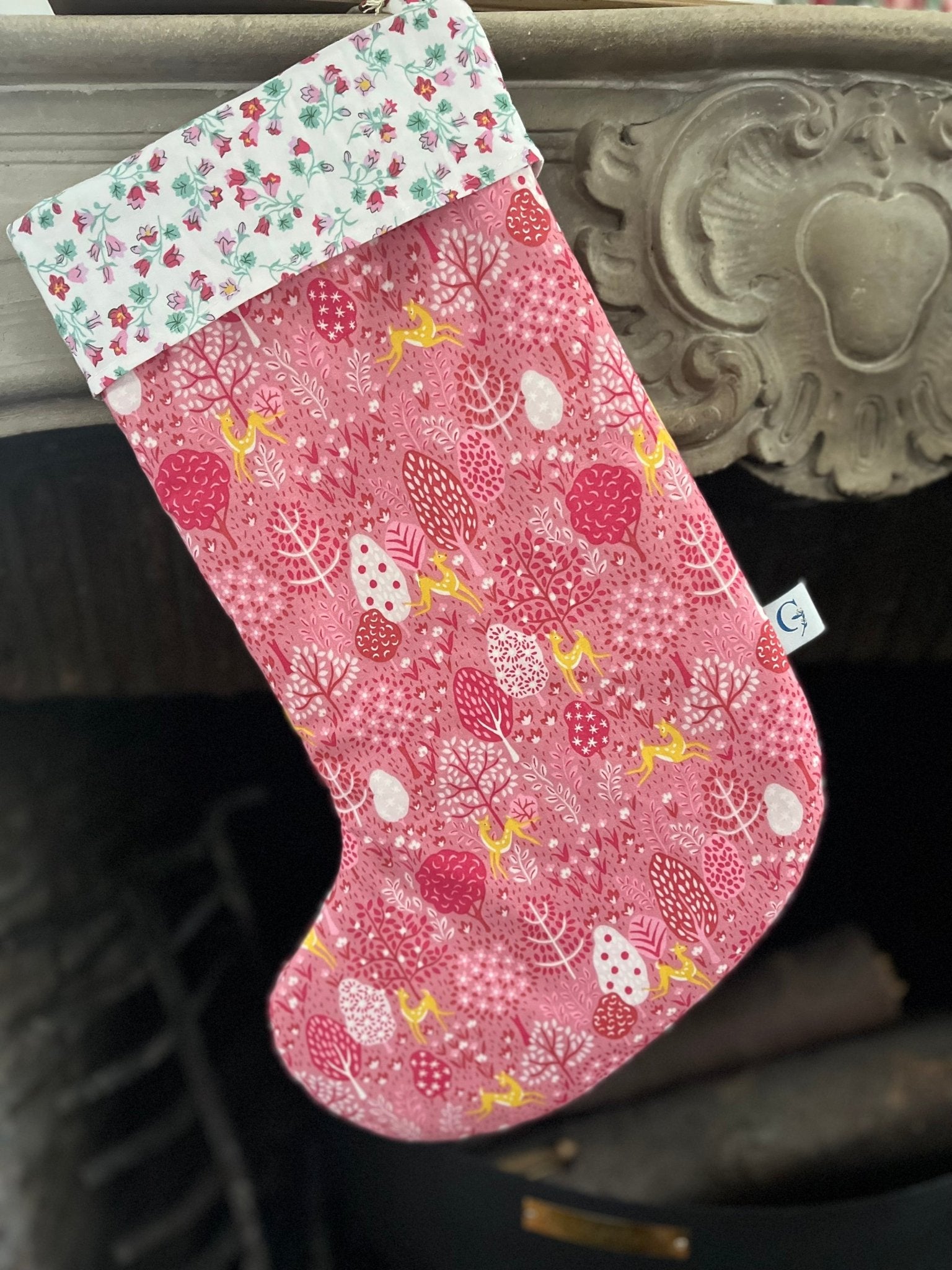 Botte de noël en tissu Liberty® - Gilbertine BrusselsGilbertine Brussels