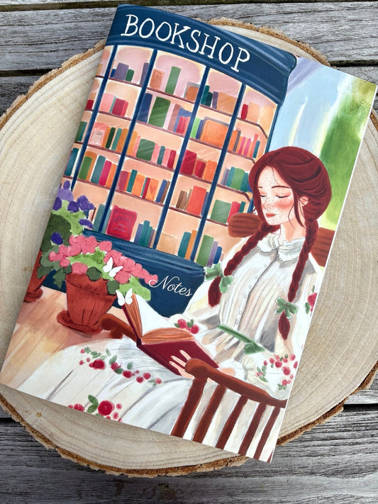 Cahier A4 La petite librairie d'Avonlea - Gilbertine BrusselsGilbertine Brussels
