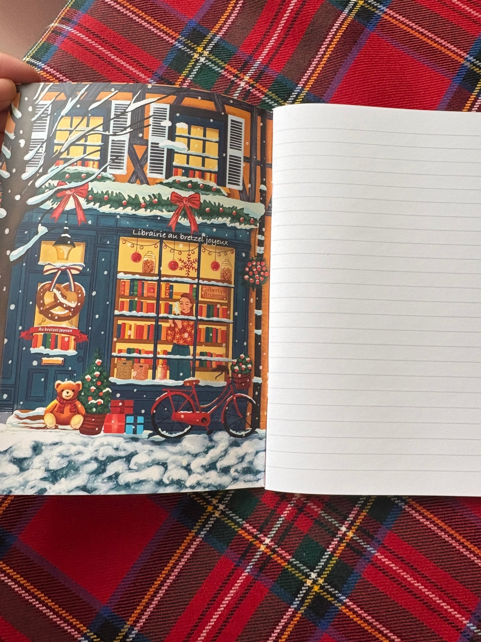Carnet A5 ligné Trésors de Noël - Gilbertine BrusselsGilbertine Brussels