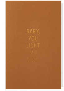 Carte papette BABY YOU LIGHT MY FIRE - Gilbertine BrusselsGilbertine Brussels