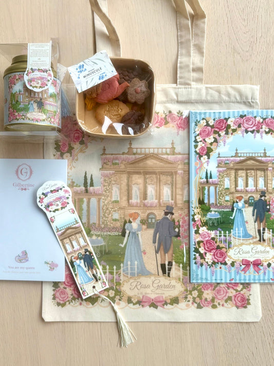 Coffret douceurs Rosa Garden - Gilbertine BrusselsGilbertine Brussels
