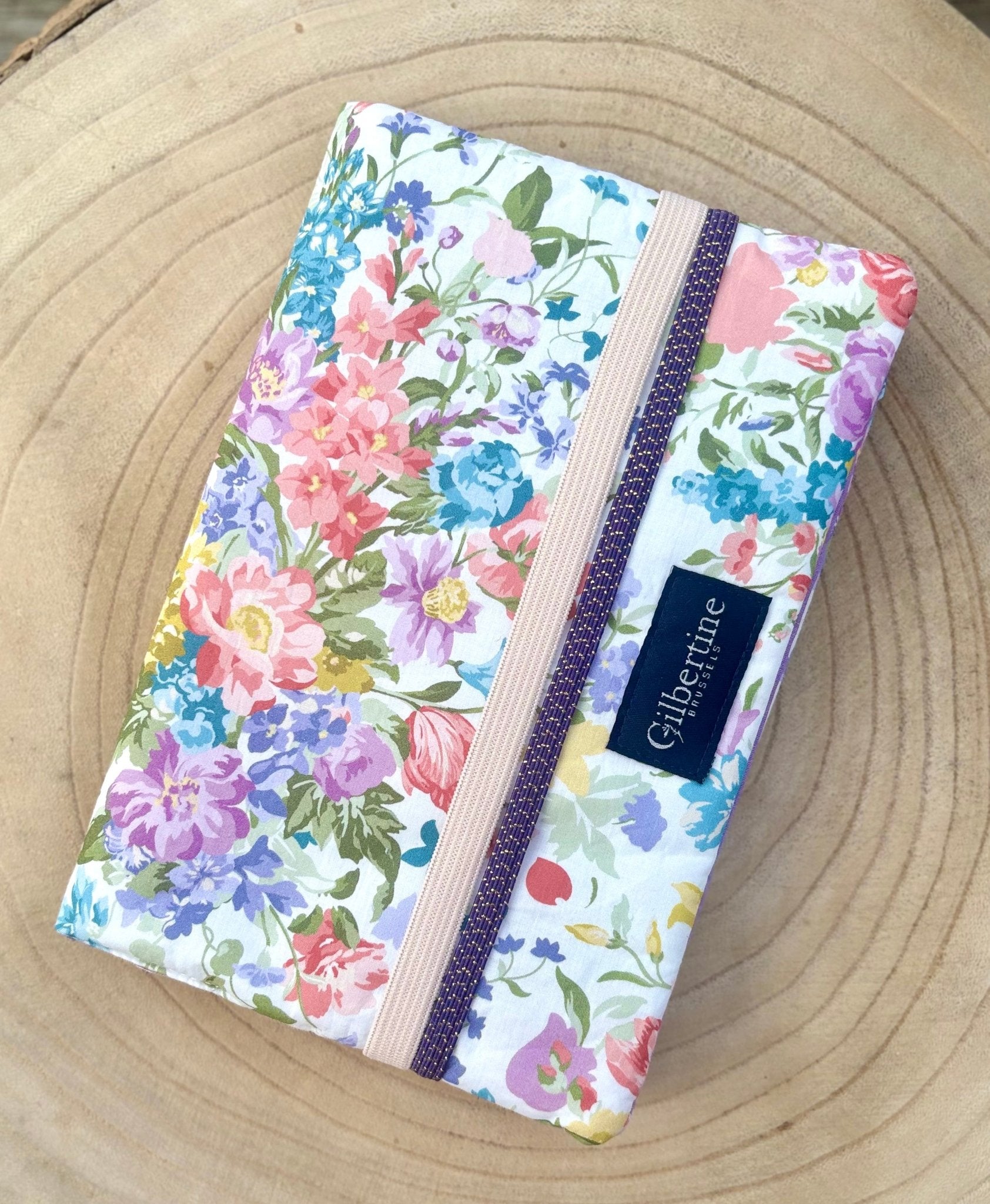 Couvre - livre de poche a life full of flowers [adaptable ] - Gilbertine BrusselsGilbertine Brussels