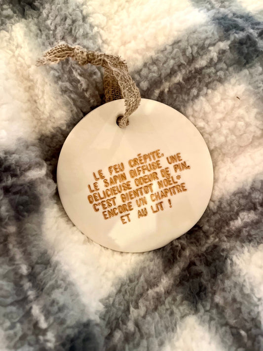 Médaillon de noël La dinette d'alberte® - Gilbertine BrusselsGilbertine Brussels
