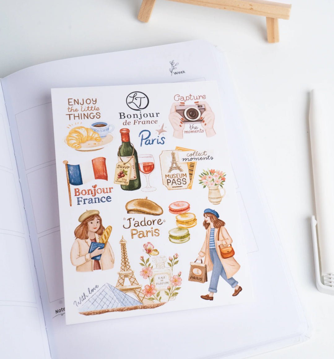 Planche de stickers Lettoon - Gilbertine BrusselsGilbertine Brusselscartes