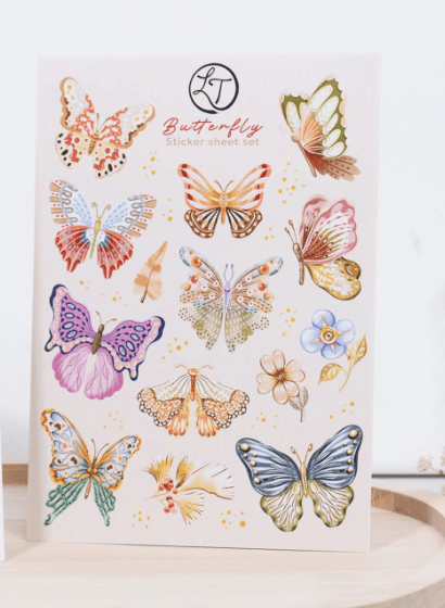 Planche de stickers Lettoon - Gilbertine BrusselsGilbertine Brusselscartes