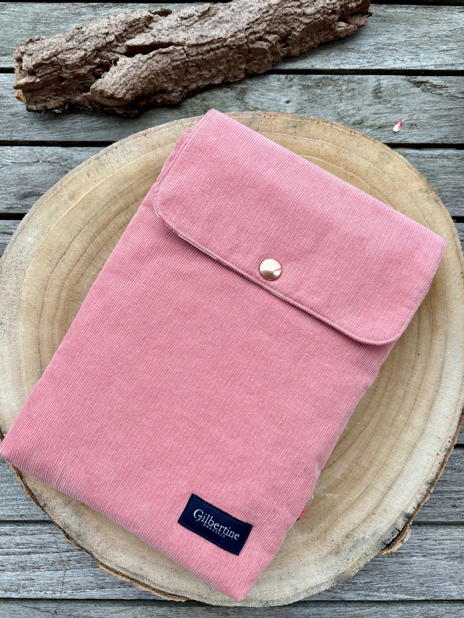 Pochette roman broché velours Odette - Gilbertine BrusselsGilbertine Brussels