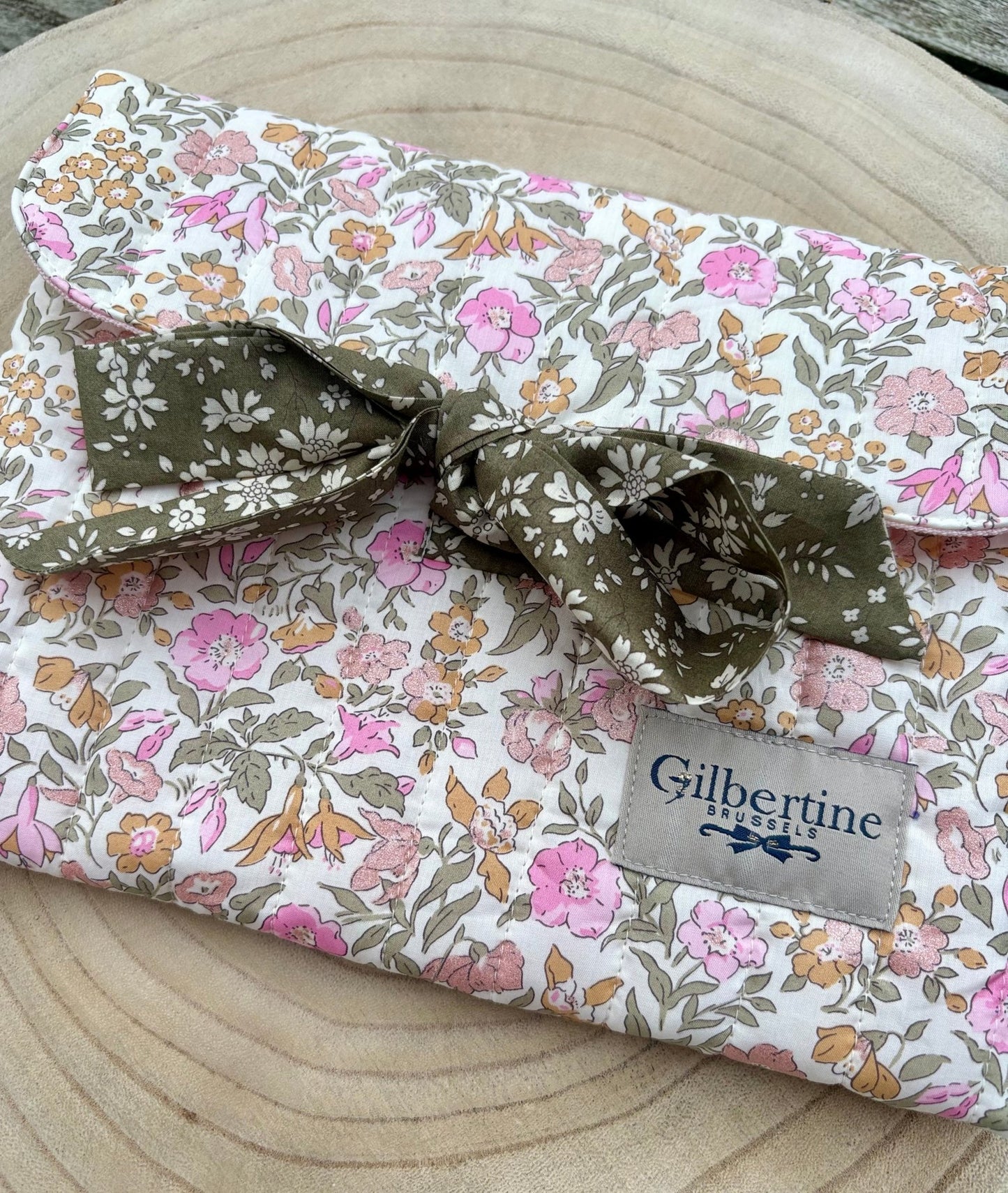 Pochette ruban Say it with flowers ( format poche ) - Gilbertine BrusselsGilbertine Brussels