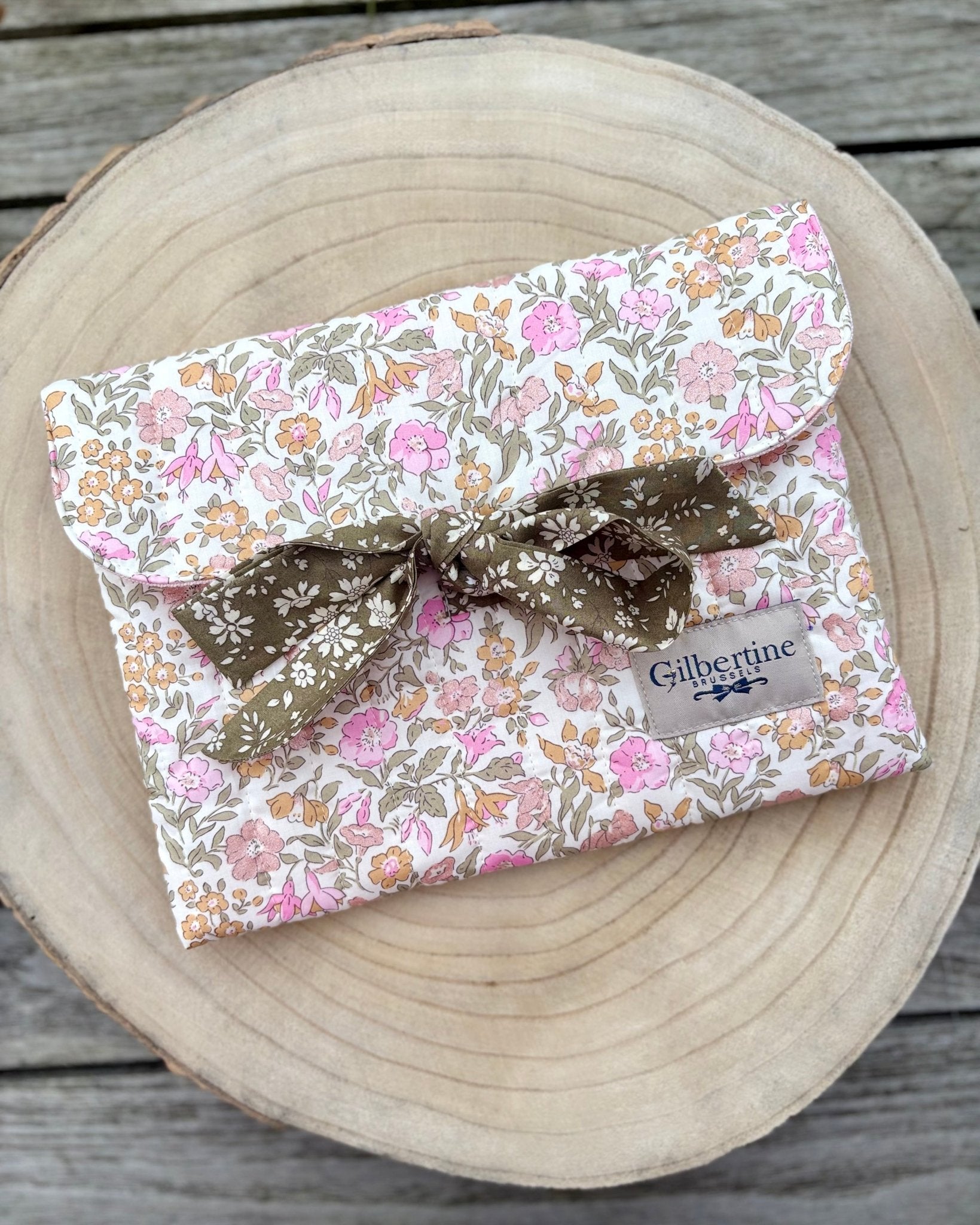 Pochette ruban Say it with flowers ( format poche ) - Gilbertine BrusselsGilbertine Brussels