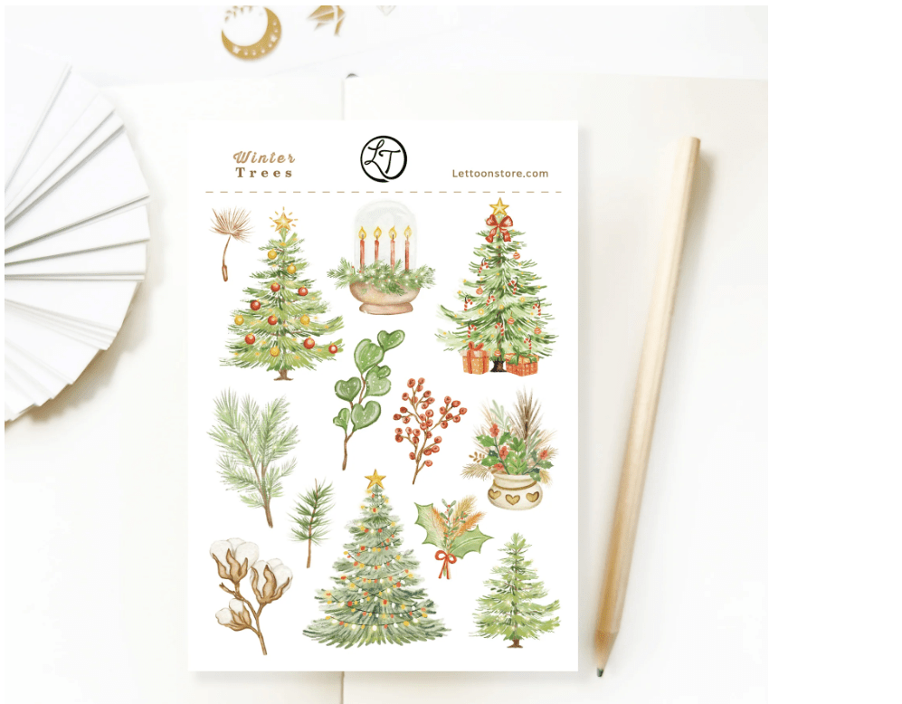 Stickers de noël - Gilbertine BrusselsGilbertine Brussels