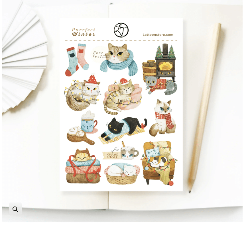 Stickers de noël - Gilbertine BrusselsGilbertine Brussels