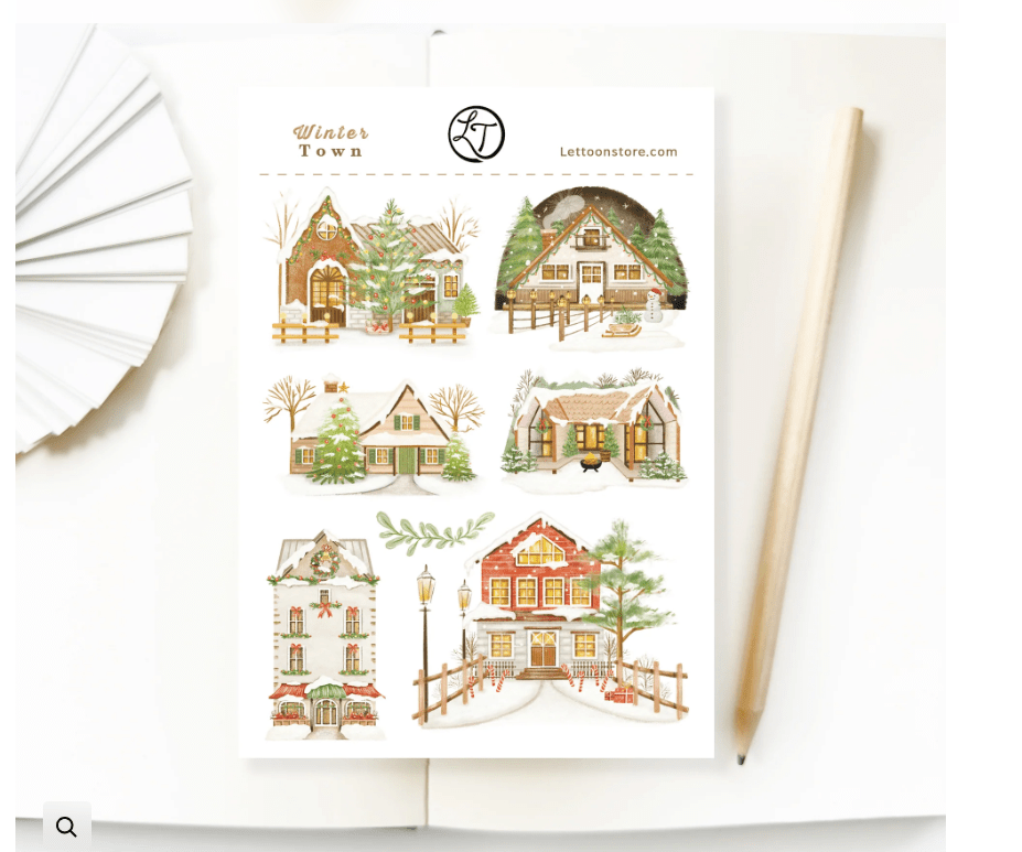 Stickers de noël - Gilbertine BrusselsGilbertine Brussels