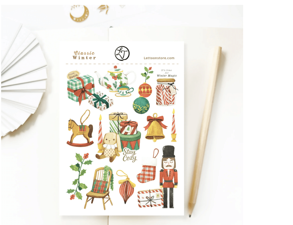 Stickers de noël - Gilbertine BrusselsGilbertine Brussels