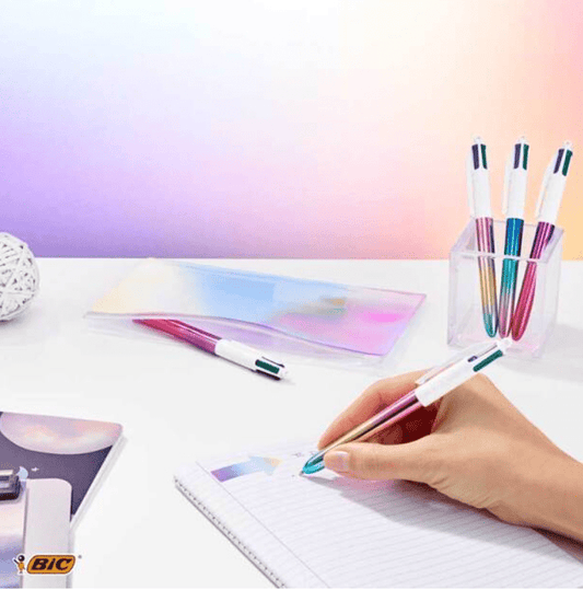 Stylo à bille Bic® 4 couleurs SHINE - Gilbertine BrusselsGilbertine Brussels