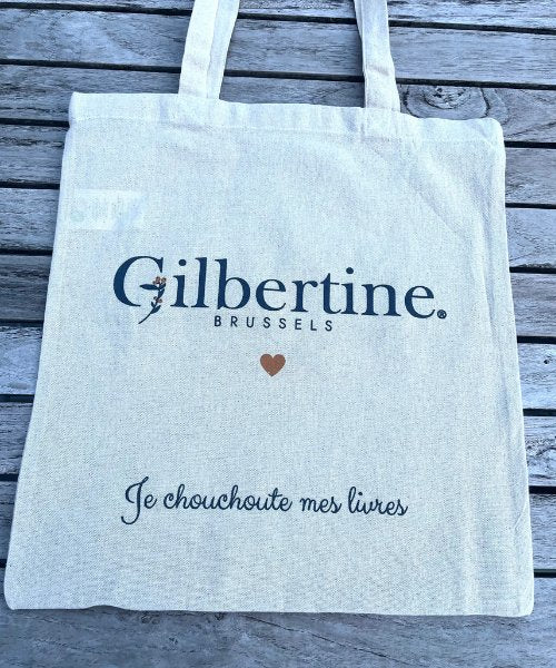 Tote Bag Gilbertine Brussels 'Je chouchoute mes livres' - Gilbertine BrusselsGilbertine Brussels
