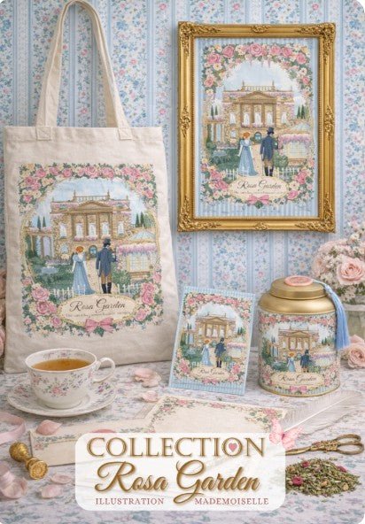 Tote Bag Rosa garden🏵️ by Jardin de Mademoiselle - Précommande - Gilbertine BrusselsGilbertine Brussels