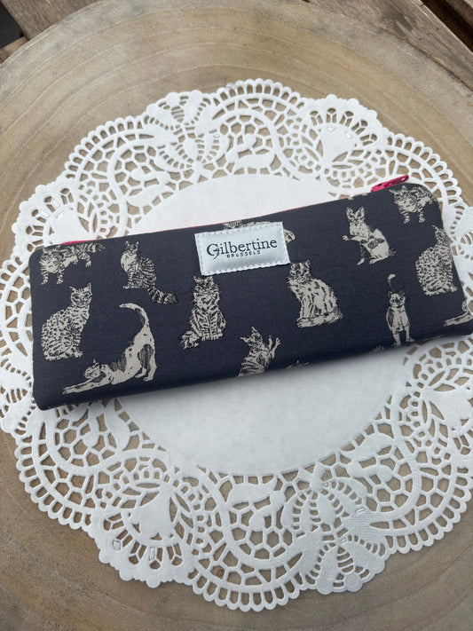 Trousse à lunettes Black cats - Gilbertine BrusselsGilbertine Brussels