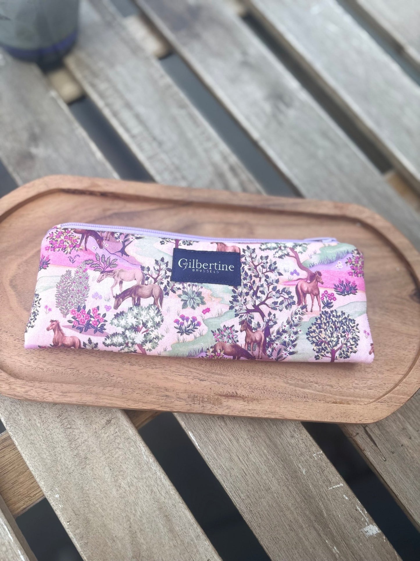 Trousse à lunettes Enchanted grassland 🐎 - Gilbertine BrusselsGilbertine Brussels