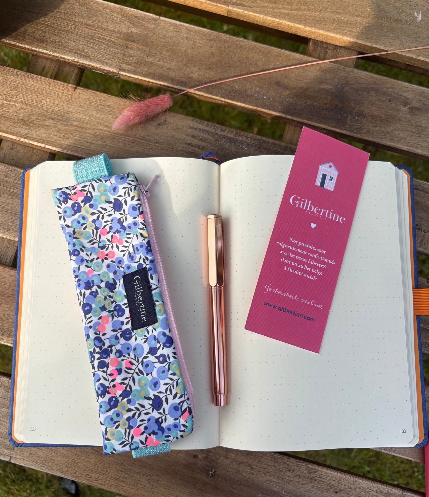 Trousse carnet Myrtille - Gilbertine BrusselsGilbertine Brussels