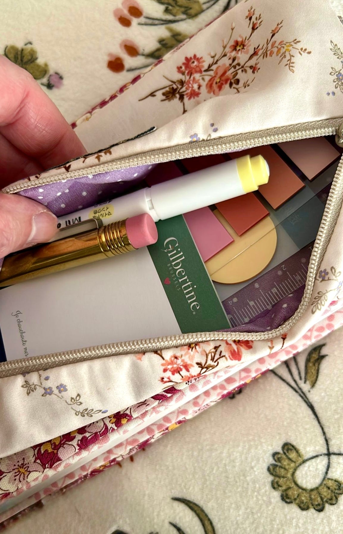 Trousse plumier Duchess [Liberty X Bridgerton] - Gilbertine BrusselsGilbertine Brussels