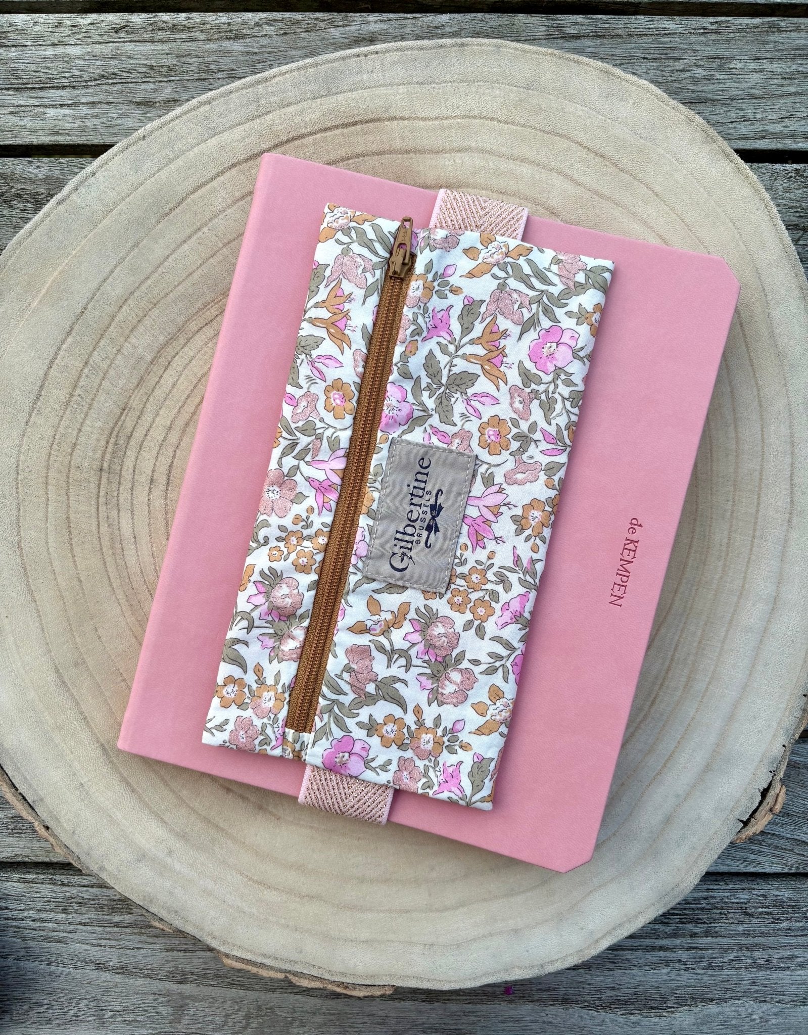 Trousse Plumier Say it with flowers ( glitters) - Gilbertine BrusselsGilbertine Brussels