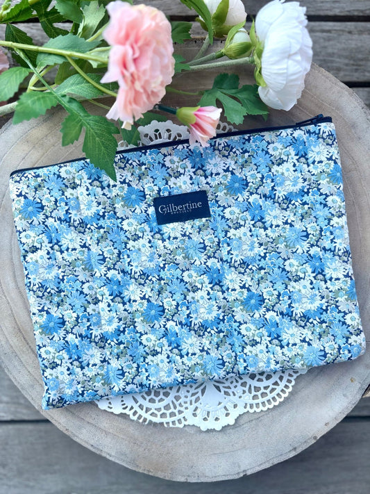 Trousse zippée Floral river - Gilbertine BrusselsGilbertine Brussels