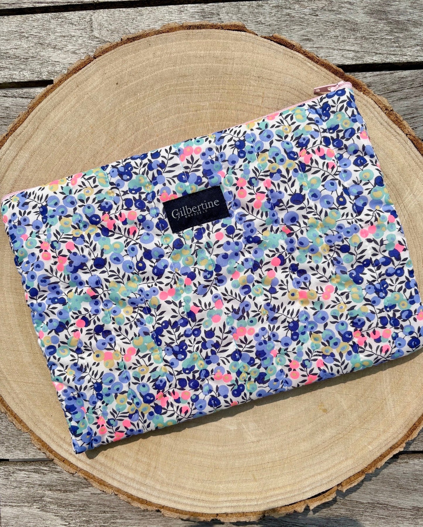 Trousse zippée Myrtille - Gilbertine BrusselsGilbertine Brussels