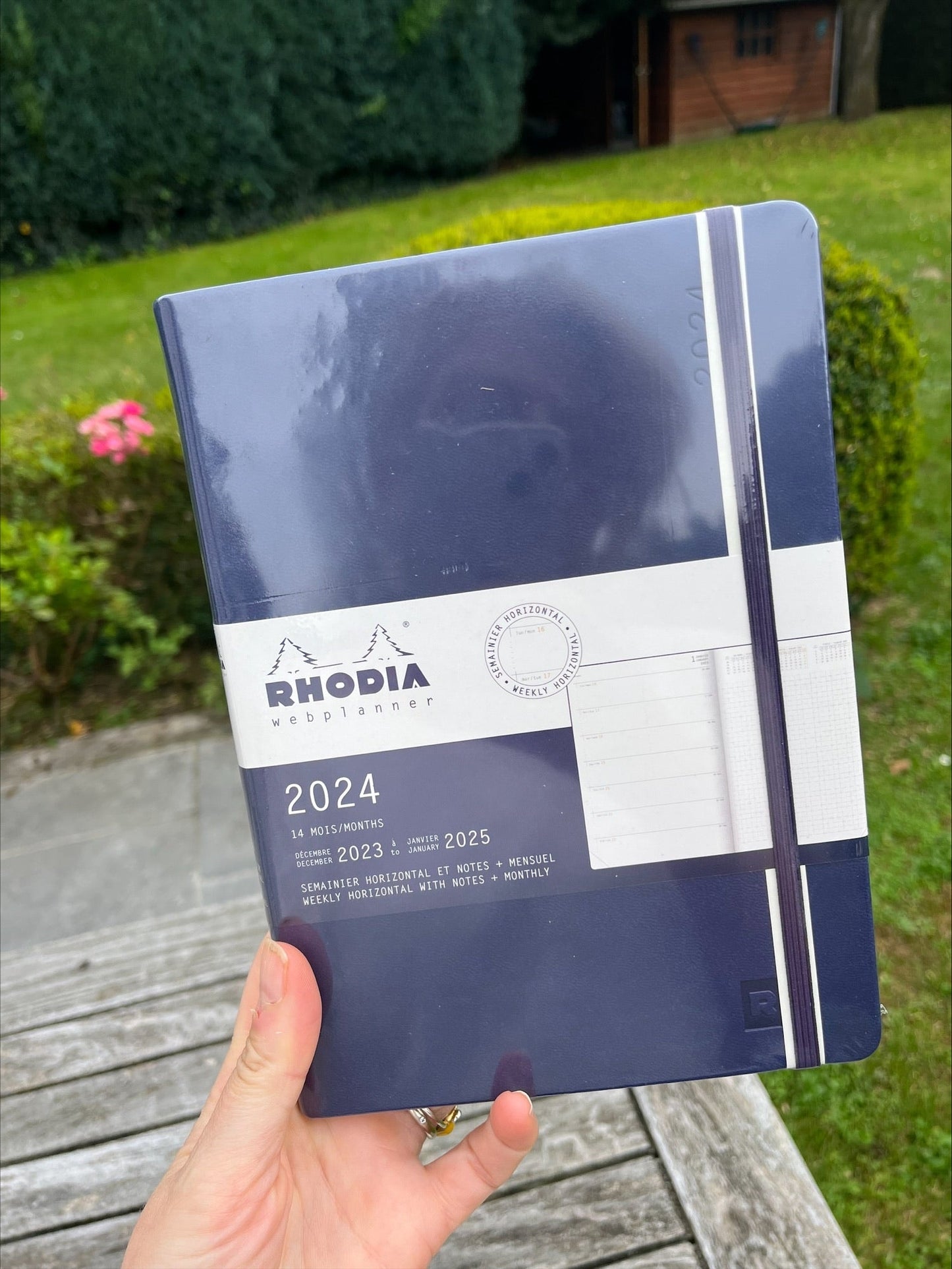 Rhodia A5 Webplanner Agenda Semaine sur 2 pages – Papeterie du Dôme