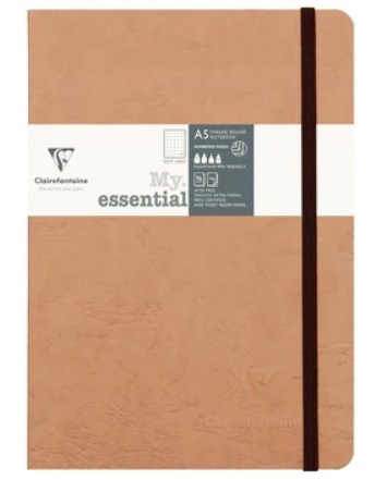 Carnet Clairefontaine Age Bag My.essential A5 cousu - Gilbertine BrusselsGilbertine Brussels