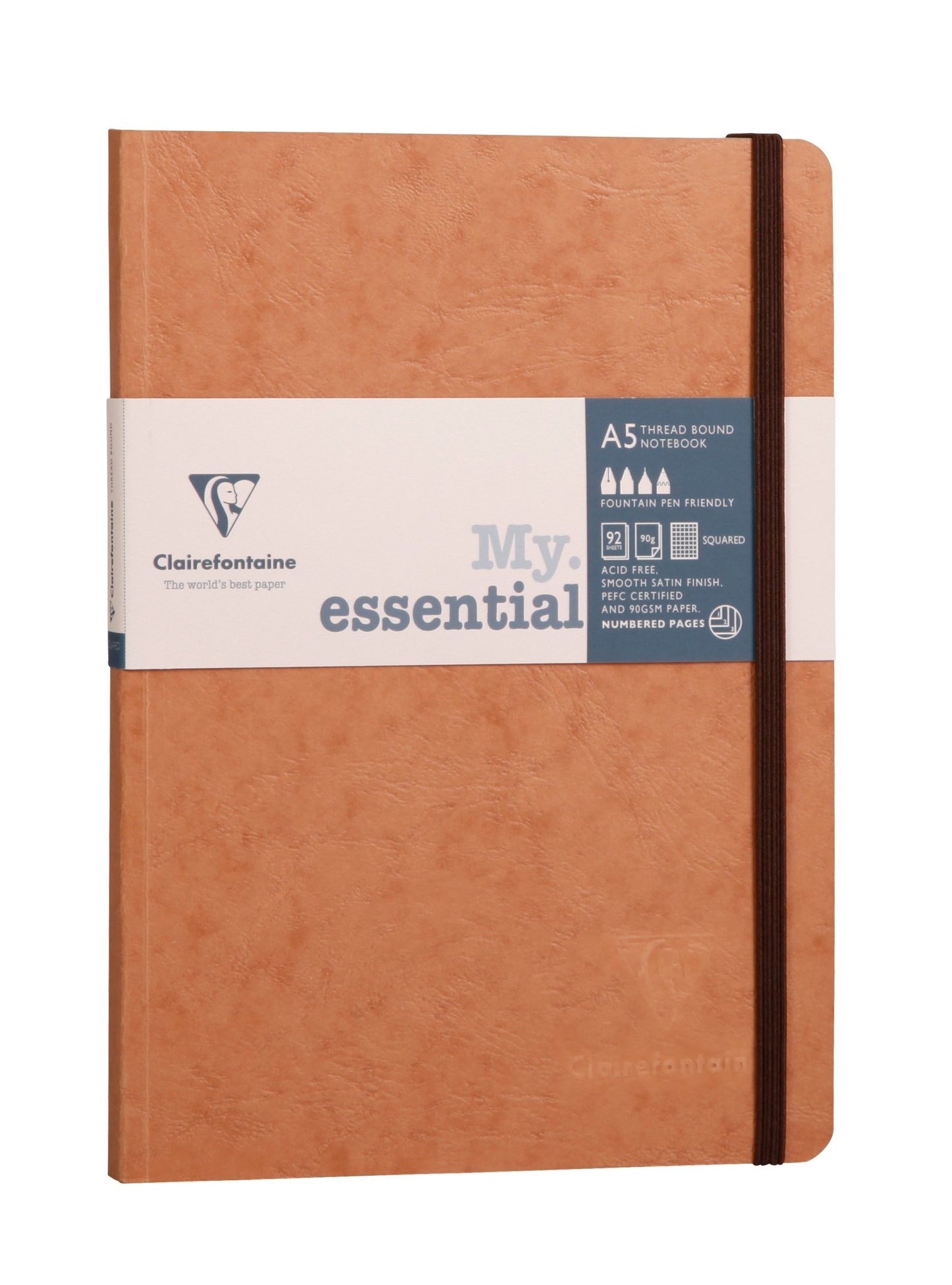 Carnet Clairefontaine Age Bag My.essential A5 cousu - Gilbertine BrusselsClairefontainecarnet
