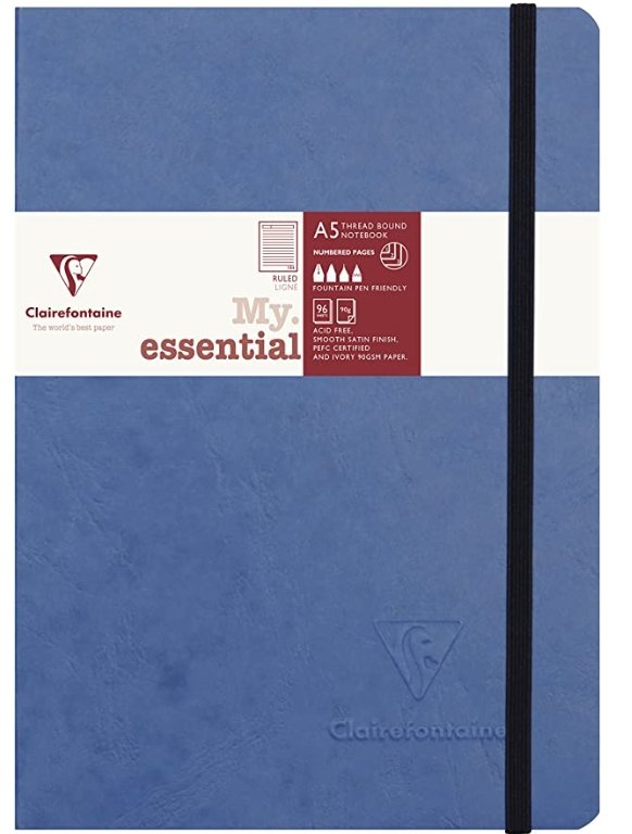 Carnet Clairefontaine Age Bag My.essential A5 cousu - Gilbertine BrusselsGilbertine Brussels
