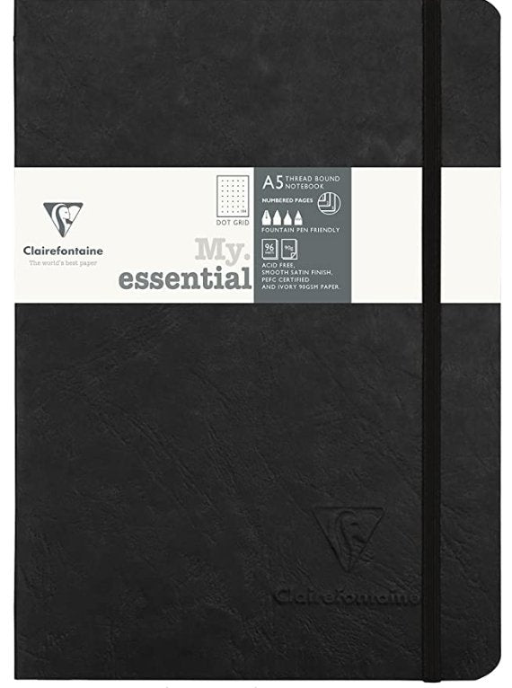 Carnet Clairefontaine Age Bag My.essential A5 cousu - Gilbertine BrusselsGilbertine Brussels