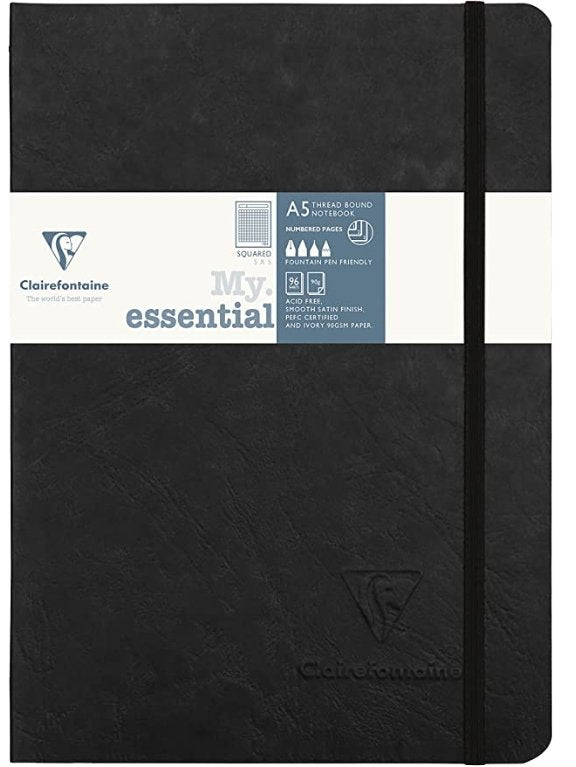 Carnet Clairefontaine Age Bag My.essential A5 cousu - Gilbertine BrusselsGilbertine Brussels
