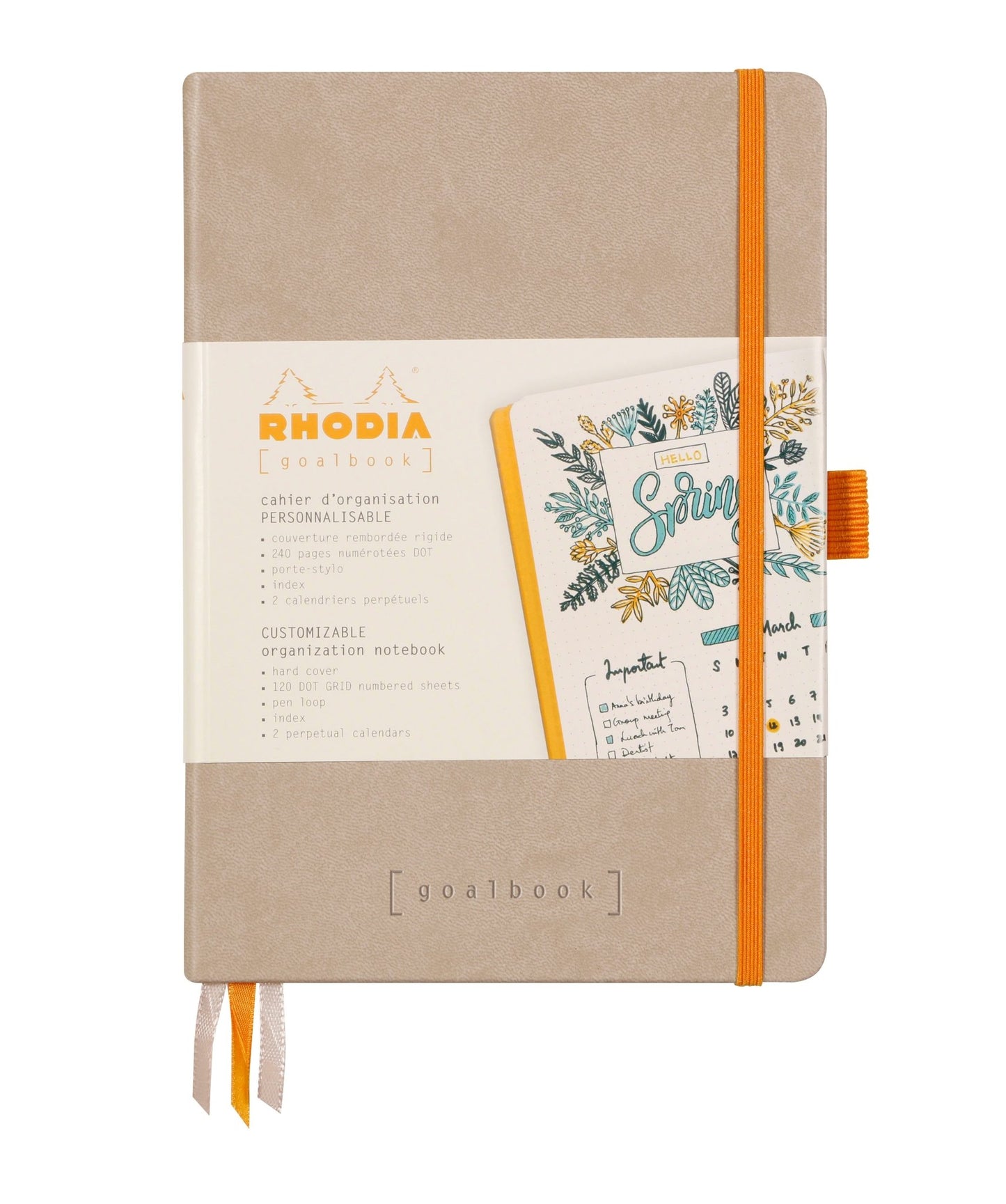 Carnet GOALBOOK Rhodia DOT (rigide) - Gilbertine BrusselsRhodiacarnet