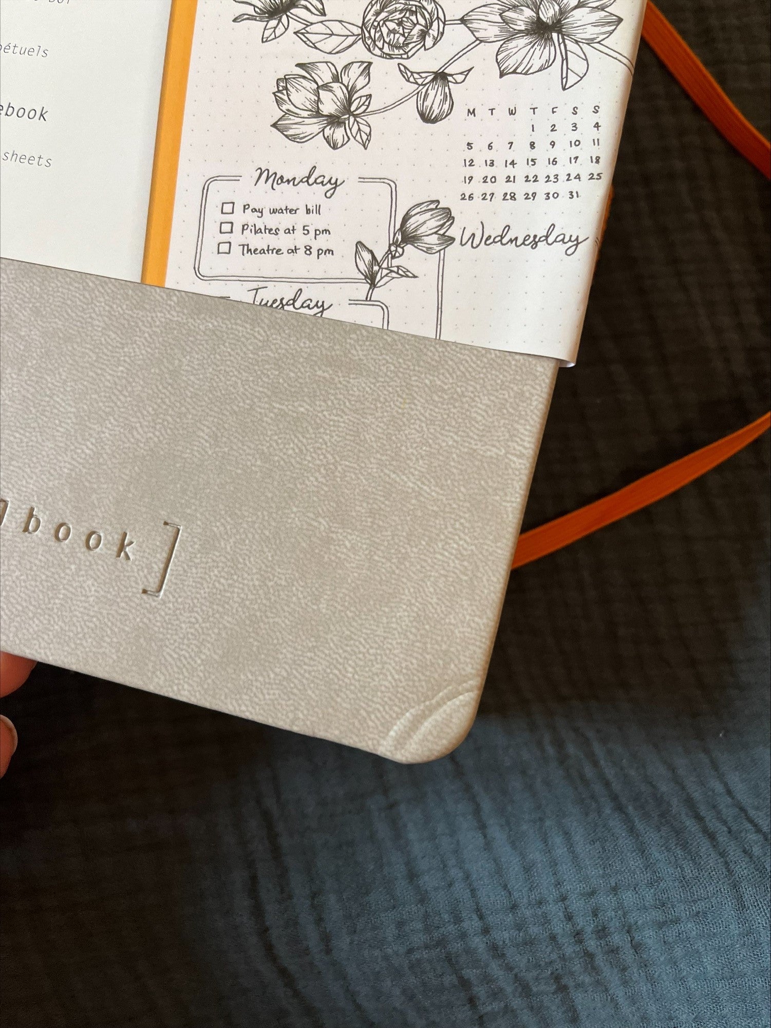 Outlet - Goalbook Rigide Rhodia Beige - Gilbertine BrusselsGilbertine Brussels