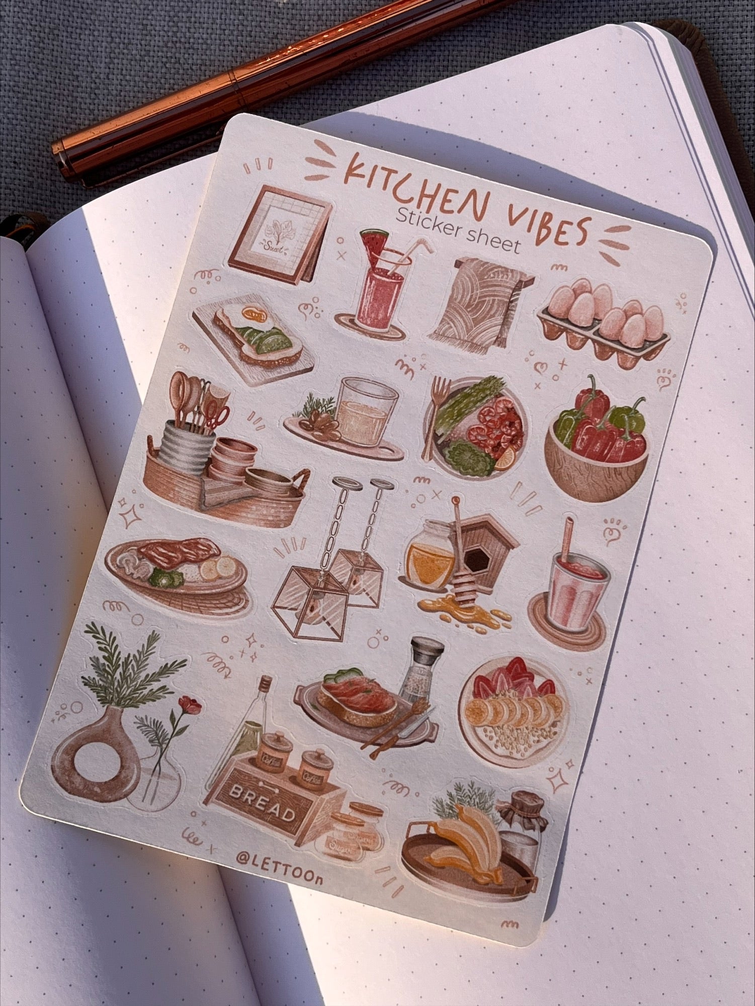 Planche de stickers Lettoon - Gilbertine BrusselsGilbertine BrusselsPapeterie