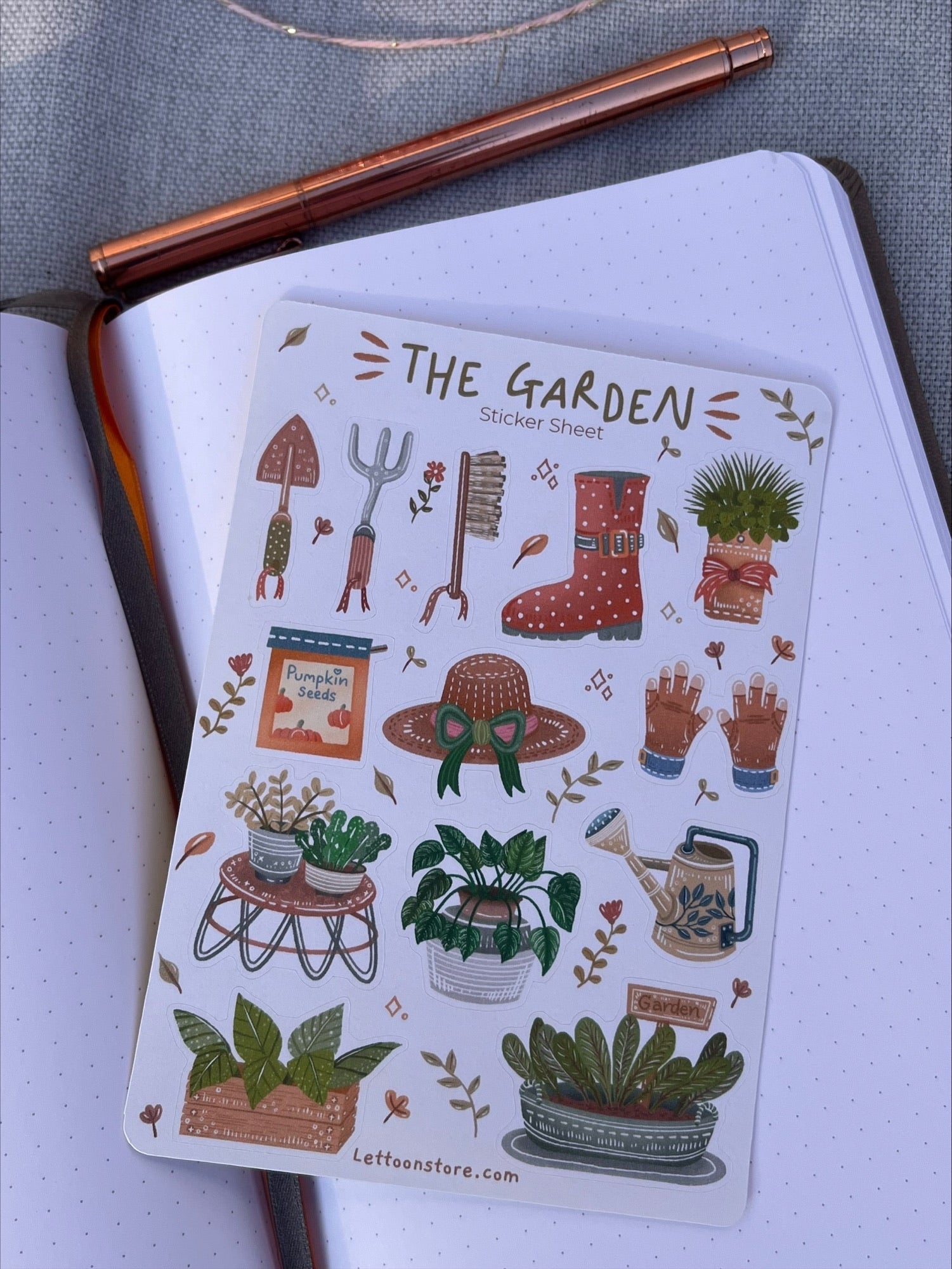 Planche de stickers Lettoon - Gilbertine BrusselsGilbertine BrusselsPapeterie